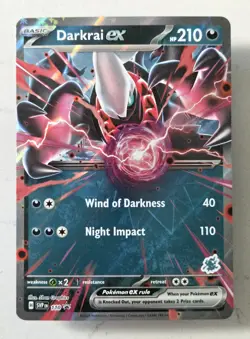 Darkrai Ex Pokemon Scarlet & Violet Black Star Promo #110 TCG Card Holo - Image 1