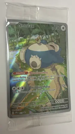Snorlax 151 Sv: Scarlet & Violet Promo Cards Holo Promo Sealed! - Image 1