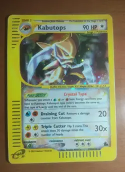 Pokemon Card- Kabutops-Skyridge-150/144-Holo-Crystal-ENG-LP - Image 1