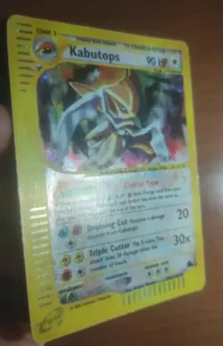 Pokemon Card- Kabutops-Skyridge-150/144-Holo-Crystal-ENG-LP - Image 3