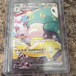 Pokemon TCG Iono's Bellibolt EX Journey Together Ultra Rare Holo Card 183/159 - Image 1