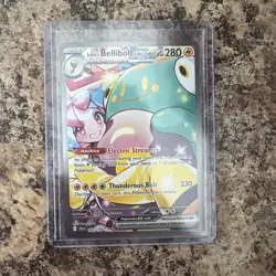 Pokemon TCG Iono's Bellibolt EX Journey Together Ultra Rare Holo Card 183/159 - Image 2