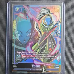 Bandai Vados FB08-026 Dragon Ball Super Card Game UC Foil Super Combo Card - Image 1