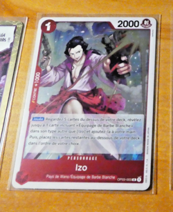 ONE PIECE CARD GAME RARE HOLO CARTE FRANCAISE OP03-003 FR JCC MINT - Image 1