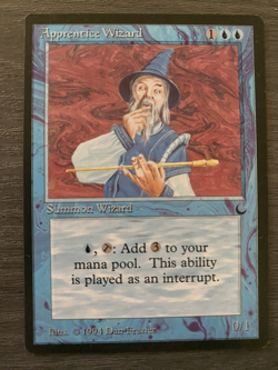 MTG The Dark Apprentice Wizard x 1 - Image 3
