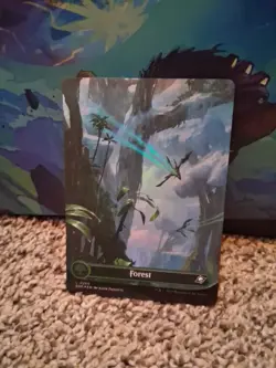 x1 Forest FULL ART BASIC LAND FOIL EOE Edge of Eternities MTG 266 M/NM 1x - Image 1