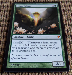 Lotus Cobra – Zendikar 2009 NM – Rare Landfall Ramp MTG - Image 2