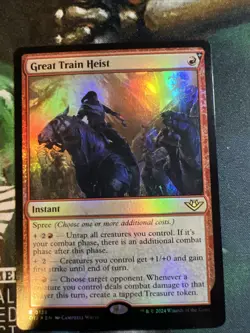MTG Great Train Heist OTJ Rare Foil #125 - Image 1