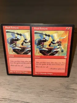 MTG Final Fortune (Mirage) NM 2x - Image 1