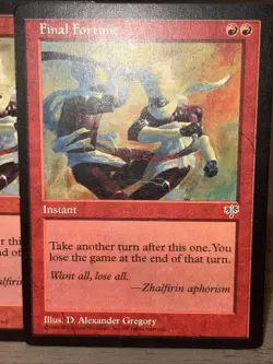 MTG Final Fortune (Mirage) NM 2x - Image 2