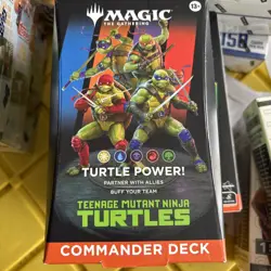 MTG Commander Deck "Turtle Power" Teenage Mutant Ninja Turtles TMNT NIB - Image 1