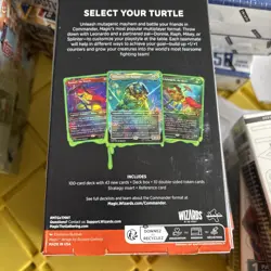 MTG Commander Deck "Turtle Power" Teenage Mutant Ninja Turtles TMNT NIB - Image 2