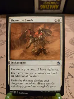 MTG Brave the Sands Khans of Tarkir Regular Uncommon NM - Image 1