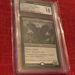 Maha, Its Feathers Night (Regular) - MtG Bloomburrow CGC Gem Mint 10 Awesome - Image 3