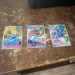Pokemon First Partner Illustration Collection 3 card gen 7 Alola Set NM - Image 1