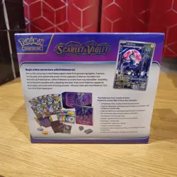 Scarlet and Violet Base Pokemon Center Miraidon Elite Trainer Box ETB New Sealed - Image 2