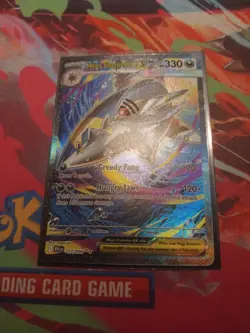 Pokemon Mega Sharpedo EX Special Illustration Rare 127/094 - Image 1