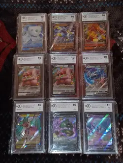 (9×) Pokemon Beckett BCCG 10 Mint Evolving Skies/Fusion Strike/ V Cards/Promo - Image 2