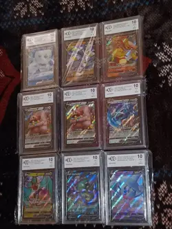 (9×) Pokemon Beckett BCCG 10 Mint Evolving Skies/Fusion Strike/ V Cards/Promo - Image 3