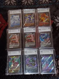 (9×) Pokemon Beckett BCCG 10 Mint Evolving Skies/Fusion Strike/ V Cards/Promo - Image 4