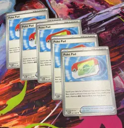 Pokemon TCG Poke Pad 081/088 Lot Of 5 NM Perfect Order Poke Pad - Image 1