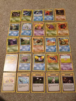 Pokemon Fossil Set - 25 Mixed Common/ Uncommon Cards - Image 1