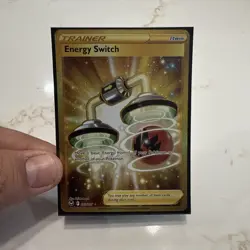 Pokemon Energy Switch 212/195 Silver Tempest Sword & Shield SECRET RARE NM - Image 1