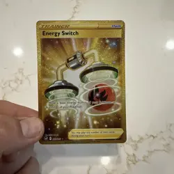 Pokemon Energy Switch 212/195 Silver Tempest Sword & Shield SECRET RARE NM - Image 2