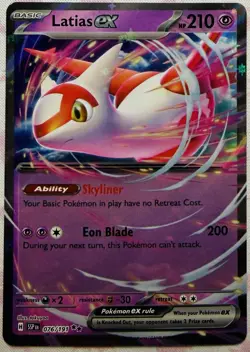 Pokemon TCG: Latias Ex 076/191 Surging Sparks - Double Rare - NM - Image 1