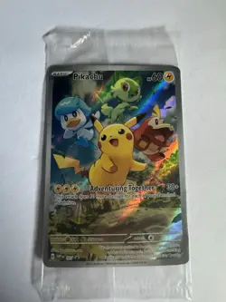 Pokemon TCG Pikachu SVP 027 Black Star Promo Paldea Evolved Sealed 🔥 - Image 1
