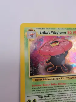 Pokemon TCG Erika's Vileplume Holo Rare Gym Heroes 5/132 - Image 3