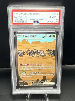 Pokemon Durant ex 236/191 Surging Sparks Special Illustration Rare Holo PSA 10 - Image 1