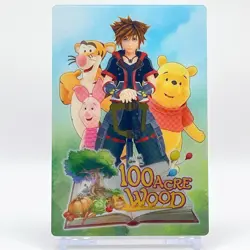 Kingdom Hearts Winnie The Pooh Wafers Card Bandai Disney Square Enix Japan F/S - Image 1