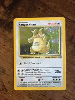 Pokemon 1999 Jungle set Kangaskhan #5 holo NM 5/64 - Image 1