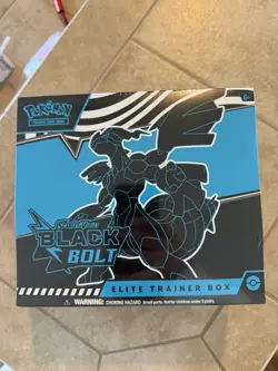 Pokemon TCG Black Bolt Elite Trainer Box Sealed - Image 1