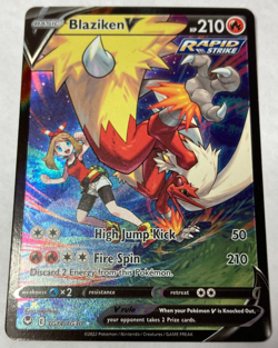 Pokemon Blaziken V SWSH12 Silver Tempest Trainer Gallery Holo TG14/TG30 VLP - Image 1