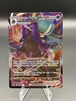 Pokemon TCG Shadow Rider Calyrex VMAX Sword & Shield Chilling Reign - Image 1