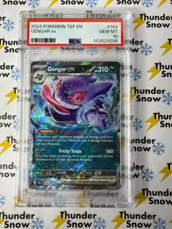 Gengar ex #104 2024 Pokemon Temporal Forces PSA 10 143029298 - Image 1