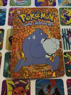 Pokemon 151 Vintage Pocket Monsters Vending HOLO Prism Sticker 2000 Nintendo - Image 2