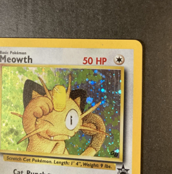Pokemon TCG Meowth 10/53 Wotc Promo Holo LP Gameboy GB Vintage Wotc No Creases - Image 4
