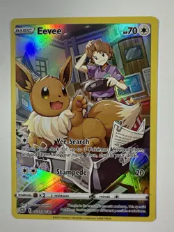 Pokemon Eevee TG11/TG30 – Brilliant Stars Trainer Gallery – Full Art Holo - Image 2