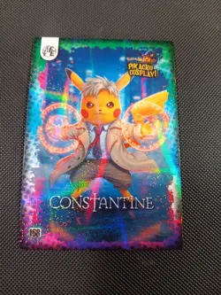 Constantine (Pikachu) #168 - Galaxy Holo - Electric Pikachu Cosplay - Pokemon - Image 1