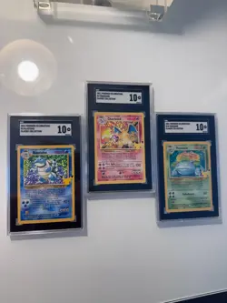 LOOK!!! SGC 10! Pokemon 25th Celebrations Set: Charizard,Blastoise,Venusaur! - Image 1