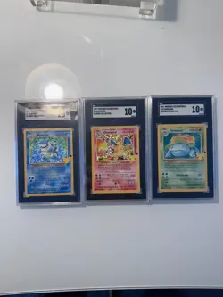 LOOK!!! SGC 10! Pokemon 25th Celebrations Set: Charizard,Blastoise,Venusaur! - Image 5