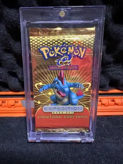 Pokemon Wizards of the Coast Expedition Base Set Booster Pack Feraligatr - Image 1
