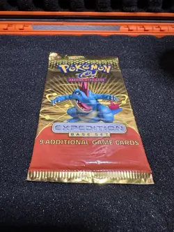 Pokemon Wizards of the Coast Expedition Base Set Booster Pack Feraligatr - Image 4