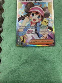 Pokemon Rosa's Encouragement 123/088 Full Art Perfect Order - Image 2