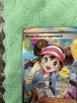 Pokemon Rosa's Encouragement 123/088 Full Art Perfect Order - Image 5