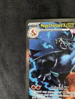 Pokemon Mega Charizard X ex SIR 125/094 - Phantasmal Flames Clean English - Image 2