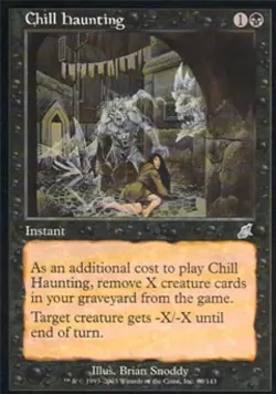 Chill Haunting - Light Play MTG Scourge - Image 1